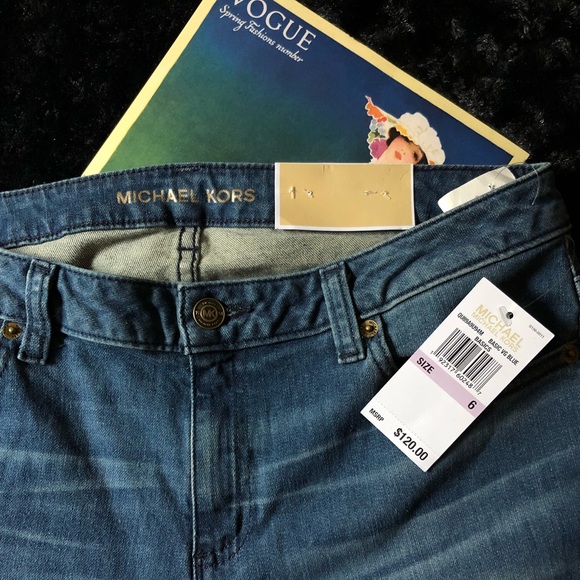 NWT Michael Michael Kors Izzy Skinny Mid Rise Jean - Picture 2 of 5